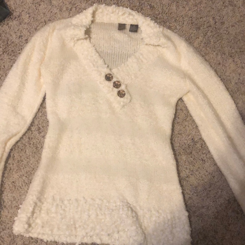 Cream sweater